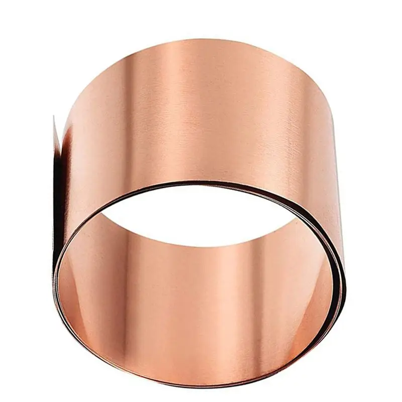 ABMO Copper Sheet Roll, Metal Foil Plate 1000Mm X 50Mm X 0.1Mm 12Pcs