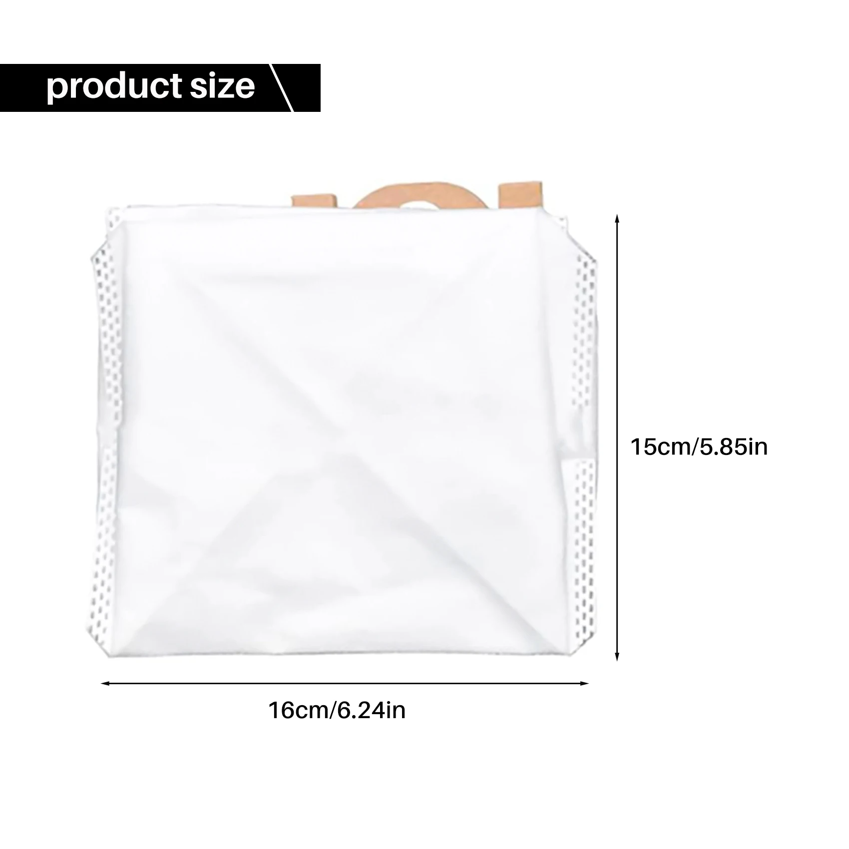 B47B-6Pcs Vacuum Dust Bag For Kyvol Cybovac S31, For Uoni V980 Plus Q6, For M7 Pro M7 Max Vacuum Cleaner Accessories