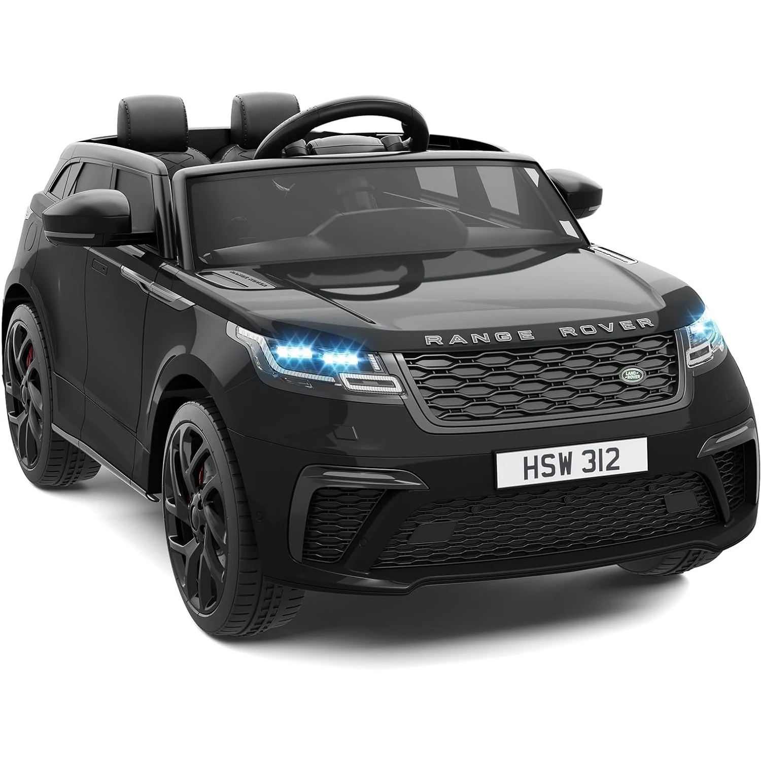 سيارة كهربائية للأطفال مزودة بجهاز تحكم عن بعد لعبة ركوب للأعمار من 4 إلى 8 سنوات مع مشغل MP3، يتميز بوضع هزاز وتشغيل قضيب السحب #1