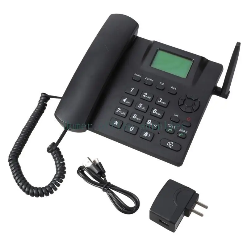 K43B DDK995 Desk Telephone With Memory Card Slot And FM Radio Multiple Language