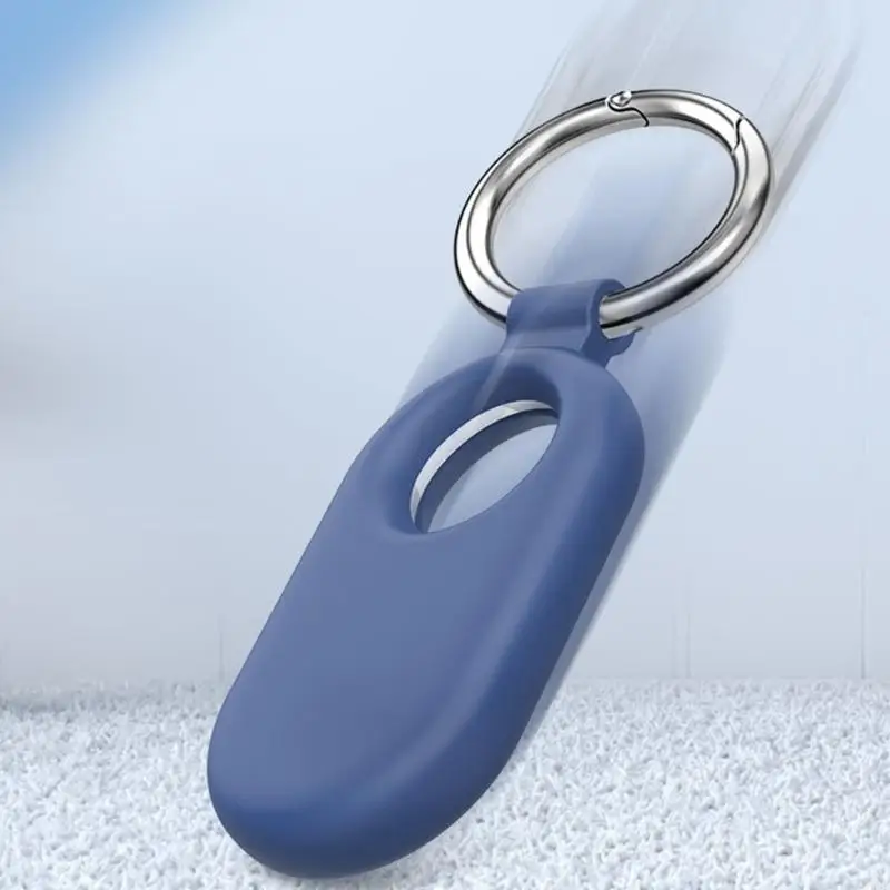 U90E Suitable for Smarttag 2 Protective Case Silicone Keychain Pet Dog Locator Positioning Housing Anti-Scratch Cover