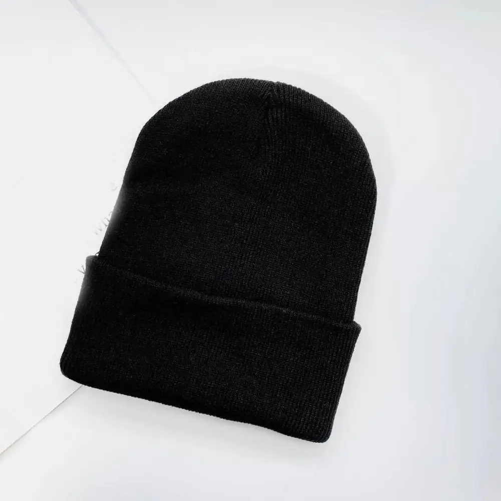 Winter Beanie Cozy Unisex Winter Hat Knitted Warm Elastic Beanie for Women Men