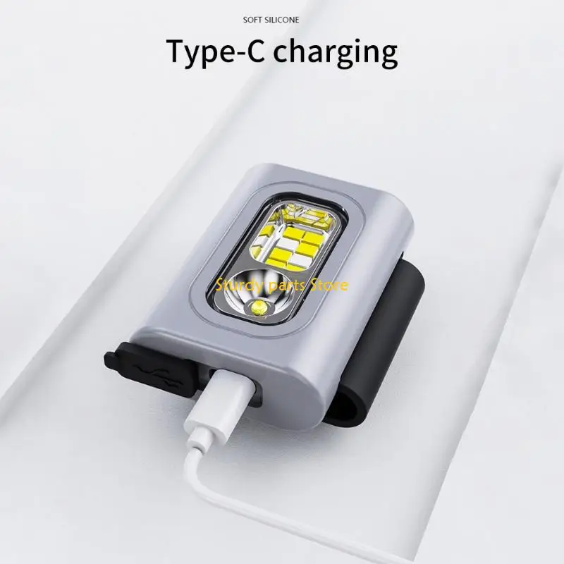 

97QC LED Headlamp Underwater Exploration Headlamp ABS Silicone Texture