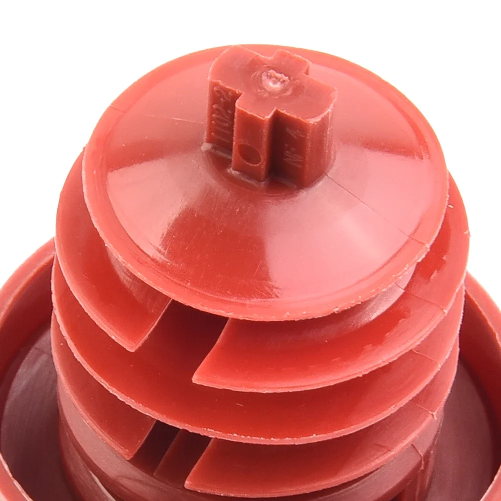 

Steering Pump Reservoir Cap Plug Cover Power Red Trim Waterproof 36x35mm 53697-SB3-952 Accessory Car For Honda Brand New