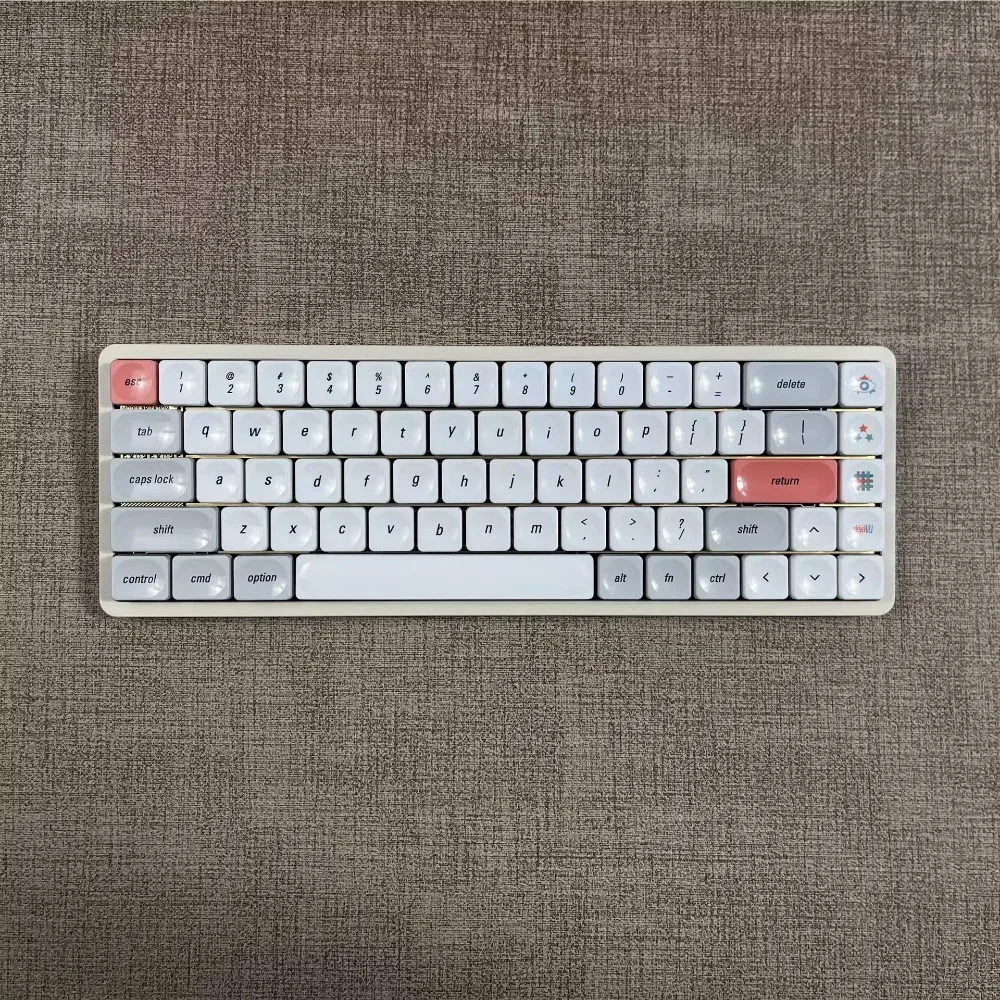 أغطية مفاتيح Chosfox LCK مخصصة PBT أغطية مفاتيح مربعة الشكل للوحة المفاتيح أغطية مفاتيح ذات محور قصير لملحقات ألعاب لوحة المفاتيح الميكانيكية