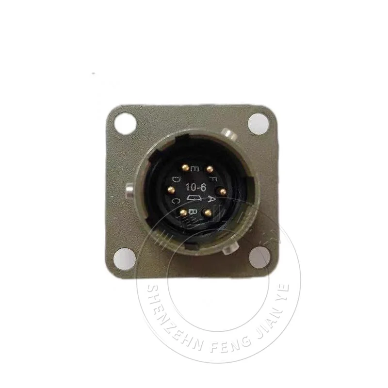 Imagem -03 - Conector de Aviação Pt06e-10-6ssr 15 Pcs Ms3116f106s