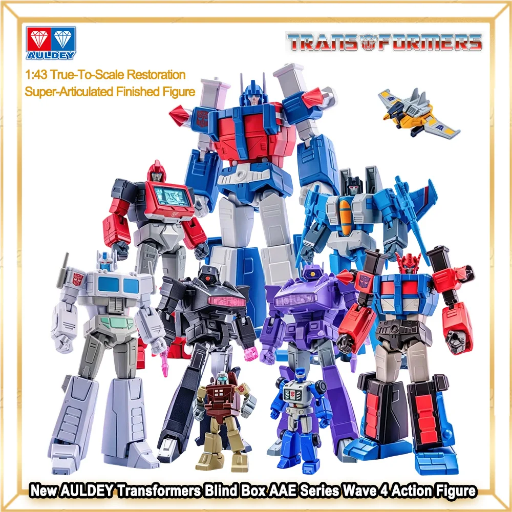 Novos Brinquedos Transformers Shockwave G1 Personagens Clássicos Figura Colecionável Caixa Surpresa AULEDY Optimus Prime Presentes Divertidos de Anime