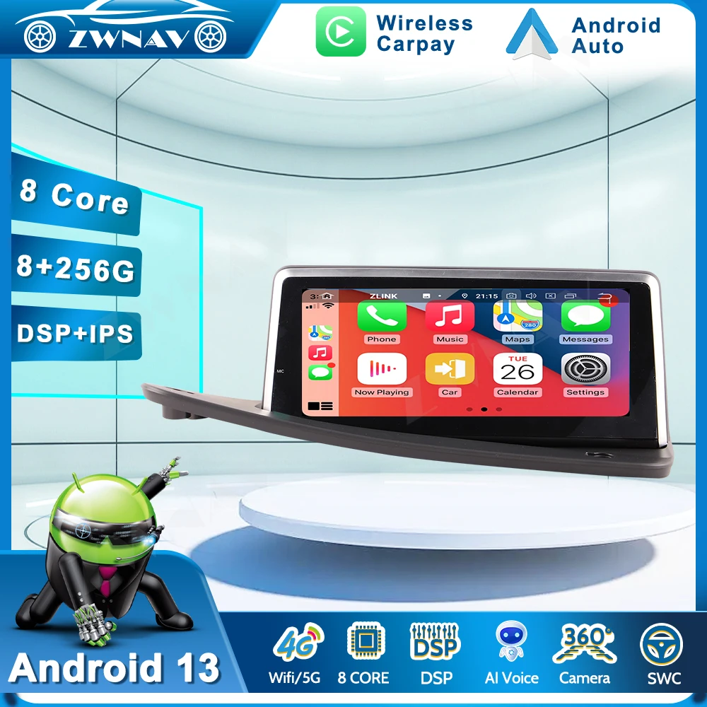 

9,66-дюймовый для Volvo S80 2006-2010 Android автомобильный радиоприемник из углеродного волокна 2Din стереоприемник авторадио мультимедийный плеер GPS Navi Head