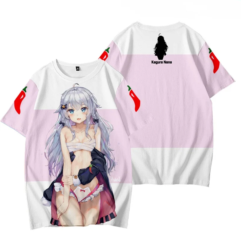 T-shirt à manches courtes pour mère de chien Shenle Shenyue Qinai, vêtements d'anime à capuche, chien Baigui Lingmu, Xindang, été