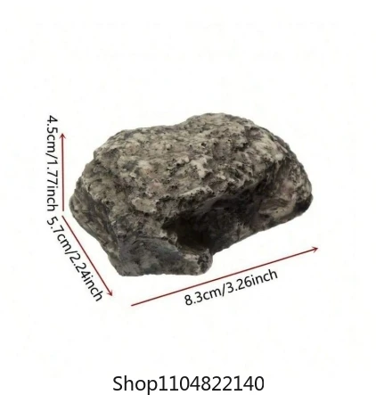 屋外中庭隠し玄関先キーボックスシミュレーション小さな石の装飾