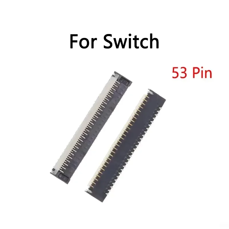 

5/10pcs High-Quality 53 Pin LCD FPC ConnectorLCD Display Connector Socket Nintendo Switch Game Console Replacement Parts