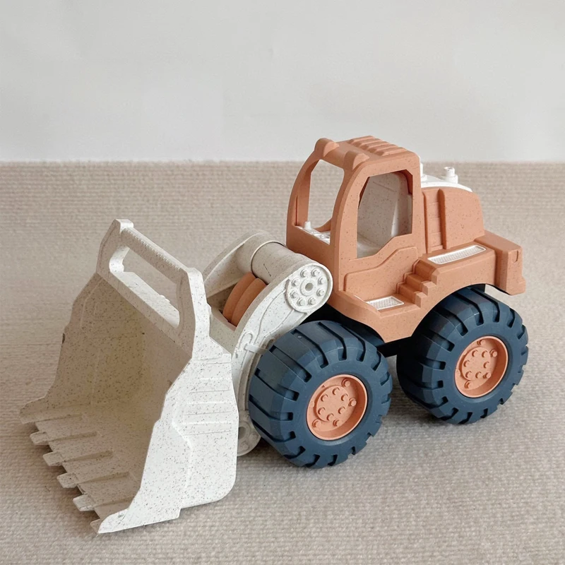 kicala Kinder Sand Wasser Spielen Set Spielzeug Für Kinder Trolley Bulldozer Strand Eimer Schaufel Hand-Ziehen Sand Lkw Sommer Meer sand Spielzeug 6