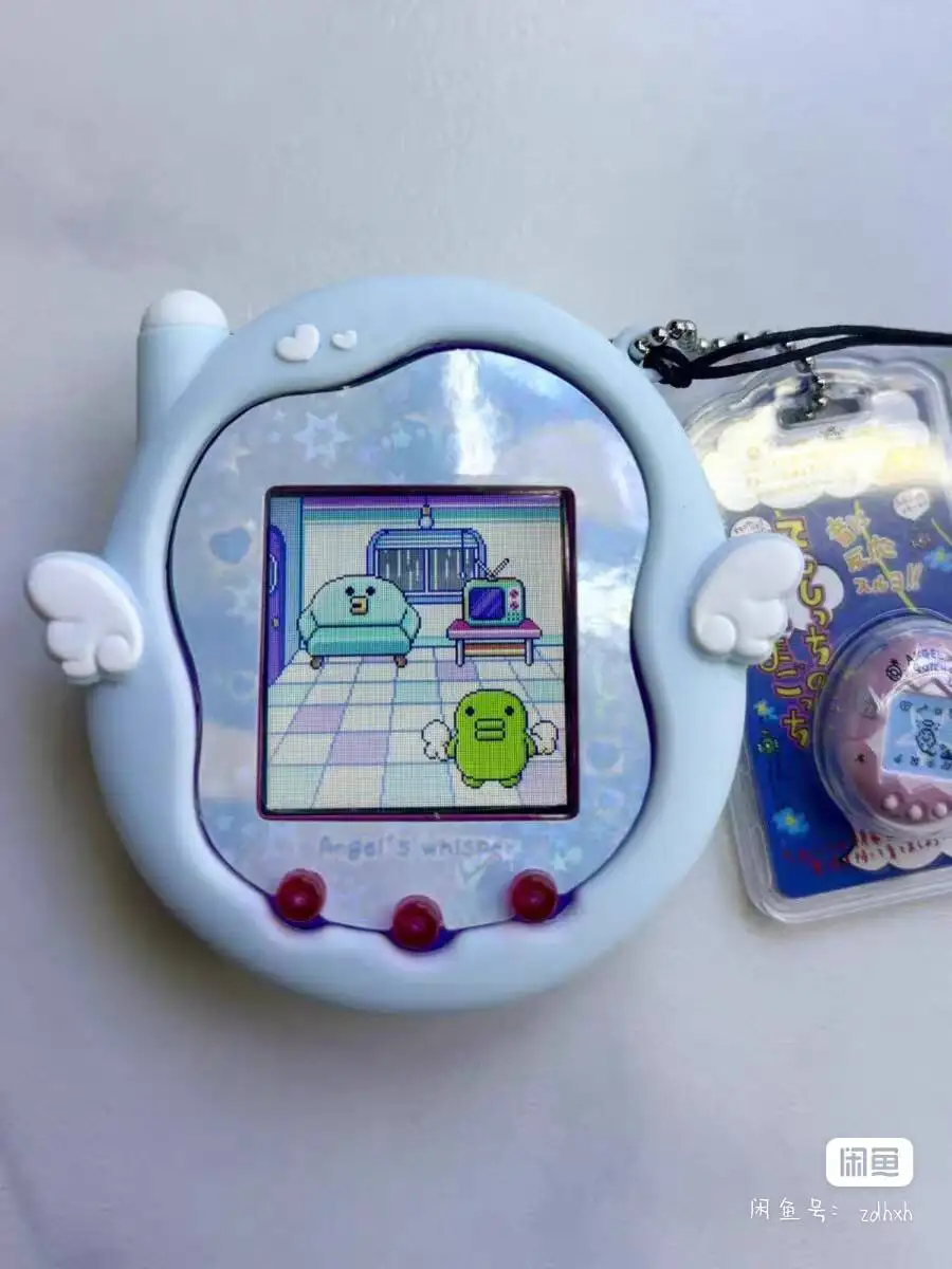 حافظة سيليكون واقية من Tamagotchi Uni بتصميم كرتوني لطيف على شكل ملاك هدية لعبة إلكترونية ناعمة للحيوانات الأليفة