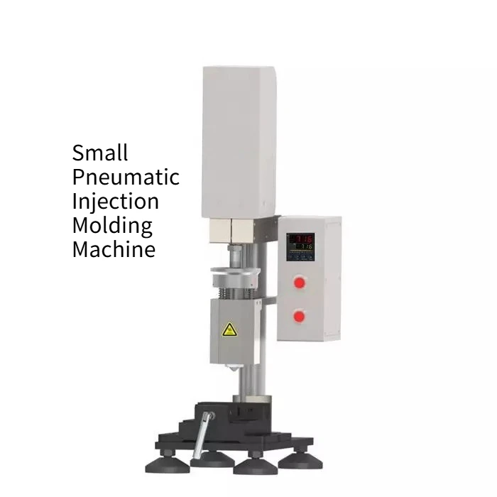 Mini Vertical Pneumatic Injection Molding Machine High Precision Benchtop Compact for Lab Plastic Sample Making Toy Prototyping
