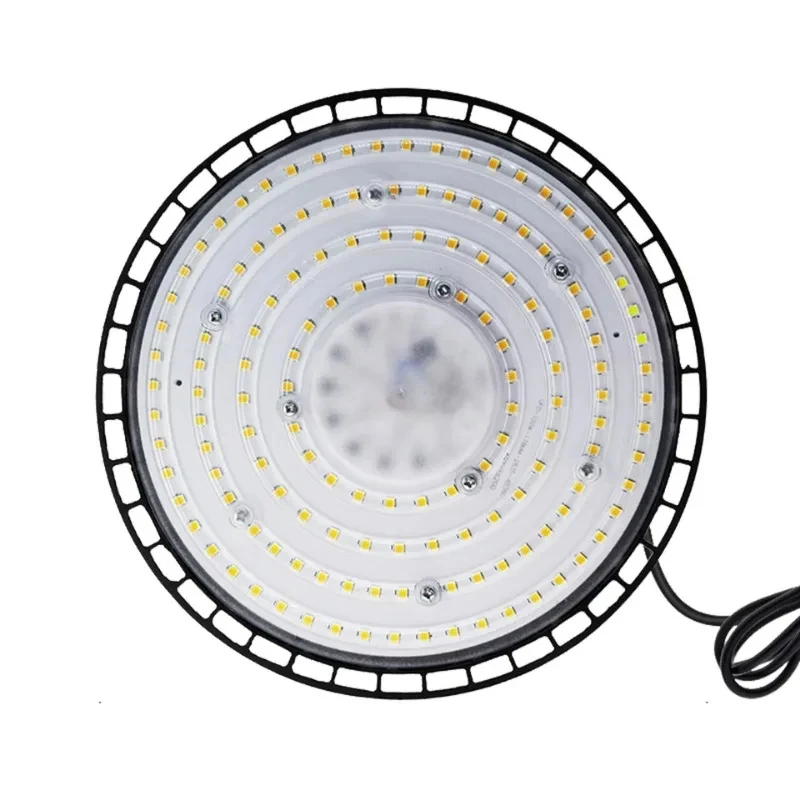 Super Bright UFO LED Industrial Light 220V IP65 Waterproof 100W 150W 200W High Bay Lamp Garage Warehouse Factory Lighting