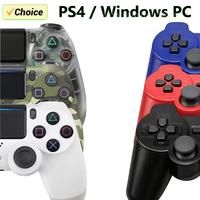 Wireless Game Controller Bluetooth 6-Axis Gyroscope Dual Vibration for PlayStation 4 Slim pro PS3 Computer PC Gamepad