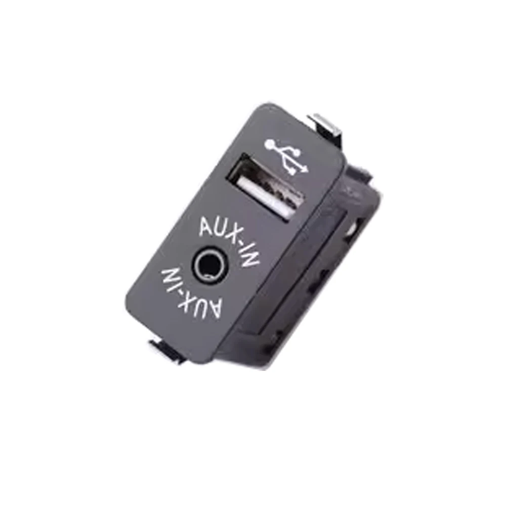Car USB AUX Input Socket For BMW 1 3 5 Series For MINI E60 E61 E81 E87 E90 E91 R55 R57 USB AUX In Socket Port Plug 84109237653