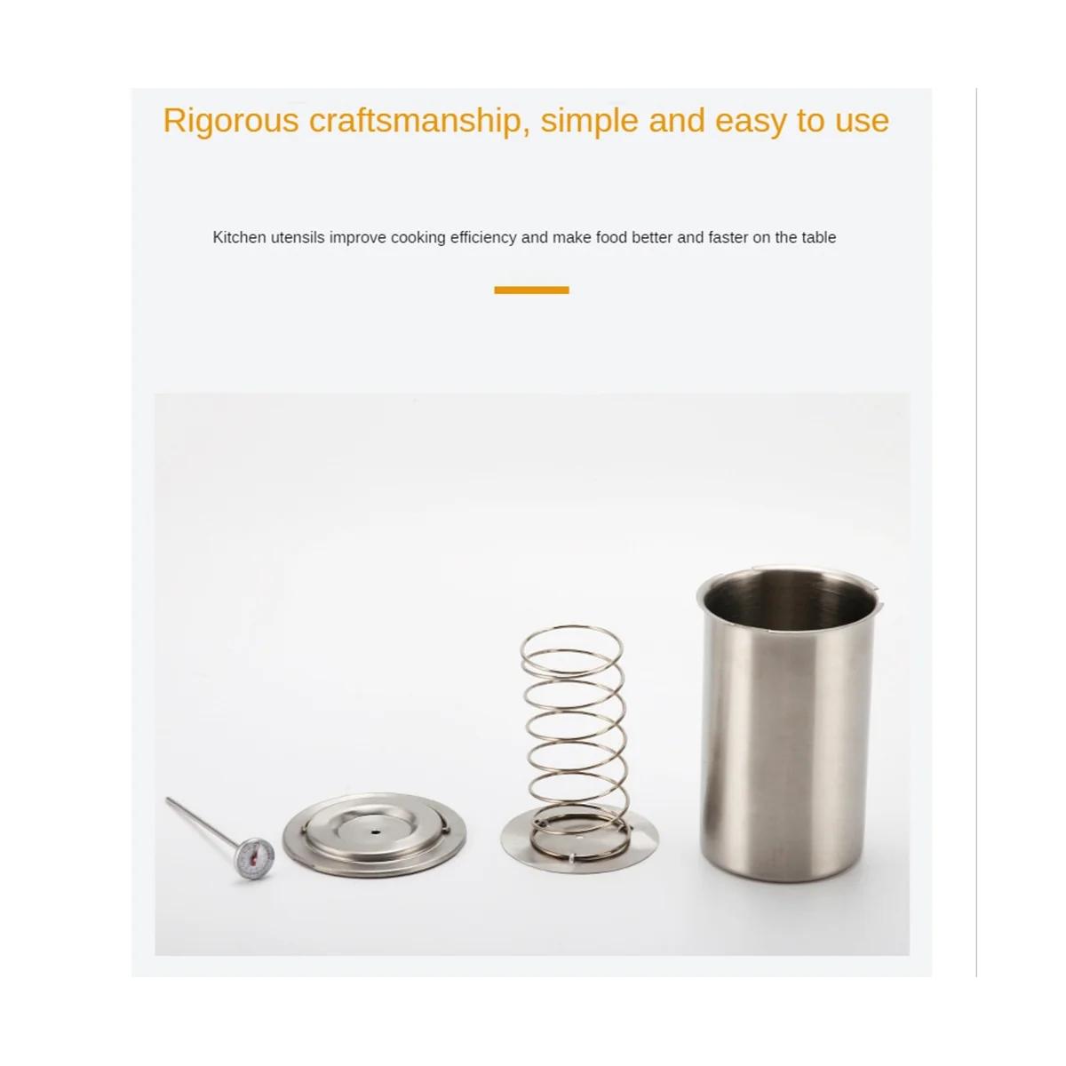 Pressa per prosciutto, pressa per carne in acciaio inossidabile di forma rotonda per realizzare carne sana con termometro