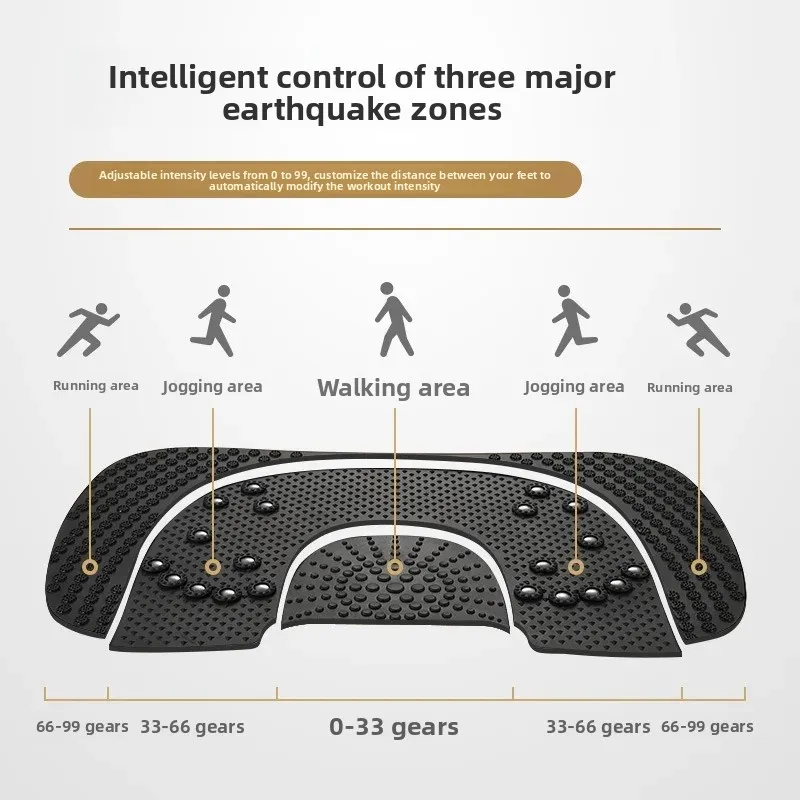 Standing Vibration Workout Shaking Trainer for Weight Loss Body Shaping Portable Home Fitness Training Equipment