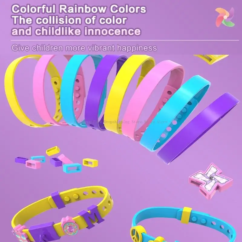 Creative DIY Vòng đeo tay tạo ra các cô gái 5-12 tuổi, đồ chơi giáo dục crafting hạt 5-12 tuổi