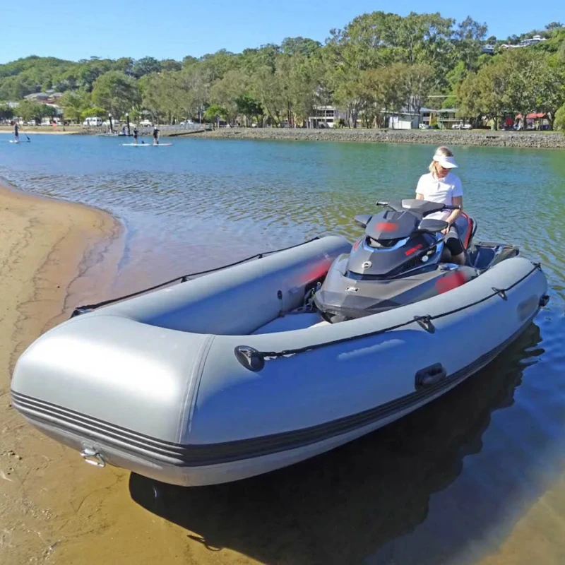 Inflatable motor jet ski rib kit New design  jet ski powered inflatable tender mixes a jet ski with an inflatable boat