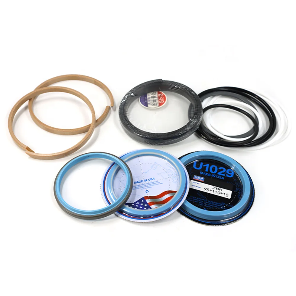 ل SK200 - 8 أجزاء حفارة الذراع اسطوانة هيدروليكية الأصلي إصلاح مجموعة ختم الزيت إعادة بناء تنطبق على SKF #4