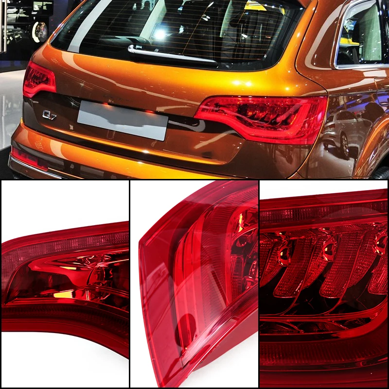 Tail Lights for Audi Q7 2010 2011 2012 2013 2014 LED Rear Tail Lamp Brake Driving Reversing Lamp 4L0945093F 4L0945094F