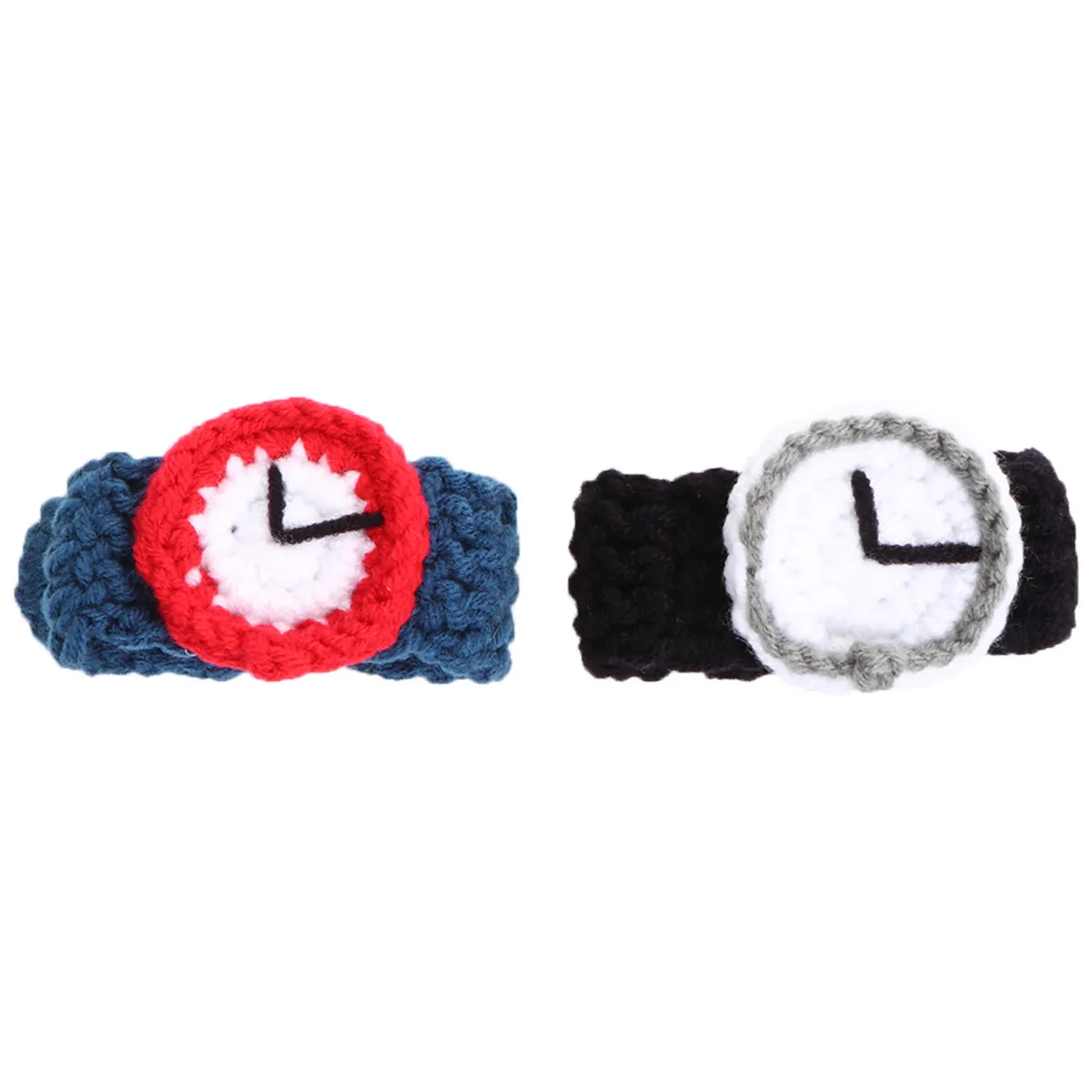 2-pecas-pulseiras-de-trico-para-casais-azul-e-preto-relogios-de-simulacao-divertidos-macios-confortaveis-e-elegantes-presentes-para-estudantes-e-festivais