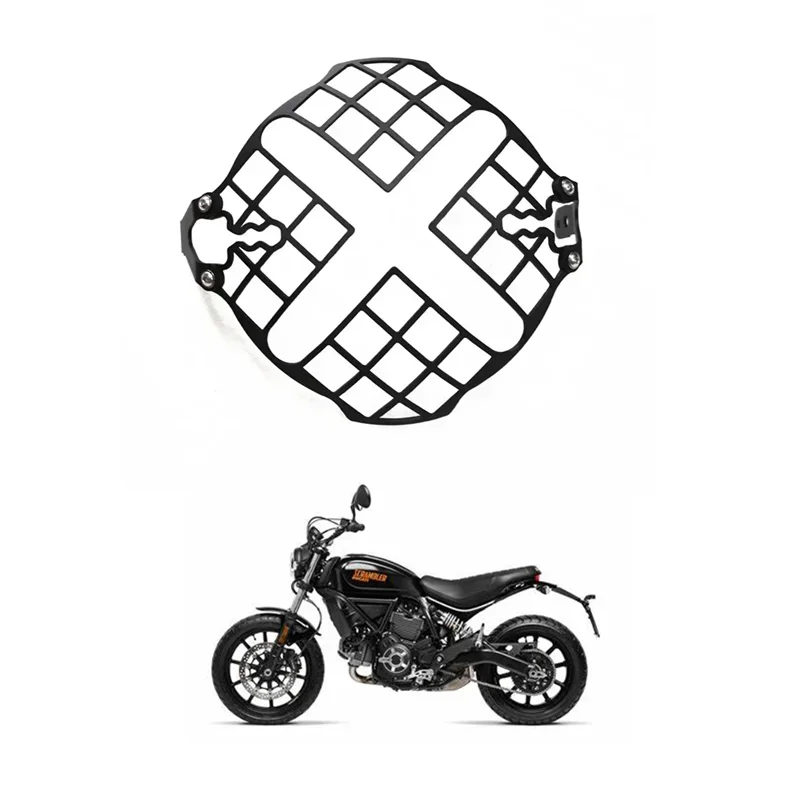 

FOR DUCATI Scrambler 400 800 1200 Moto Accessories Headlight Guard Cover