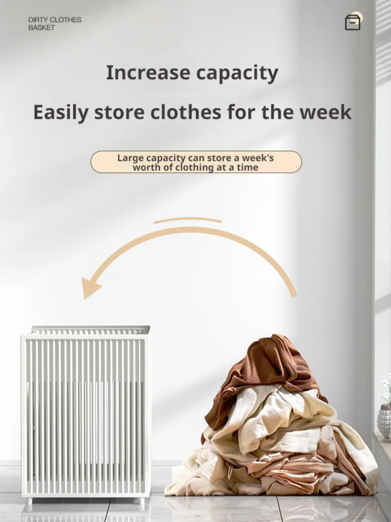 Largecapacity foldable dirty clothes basket