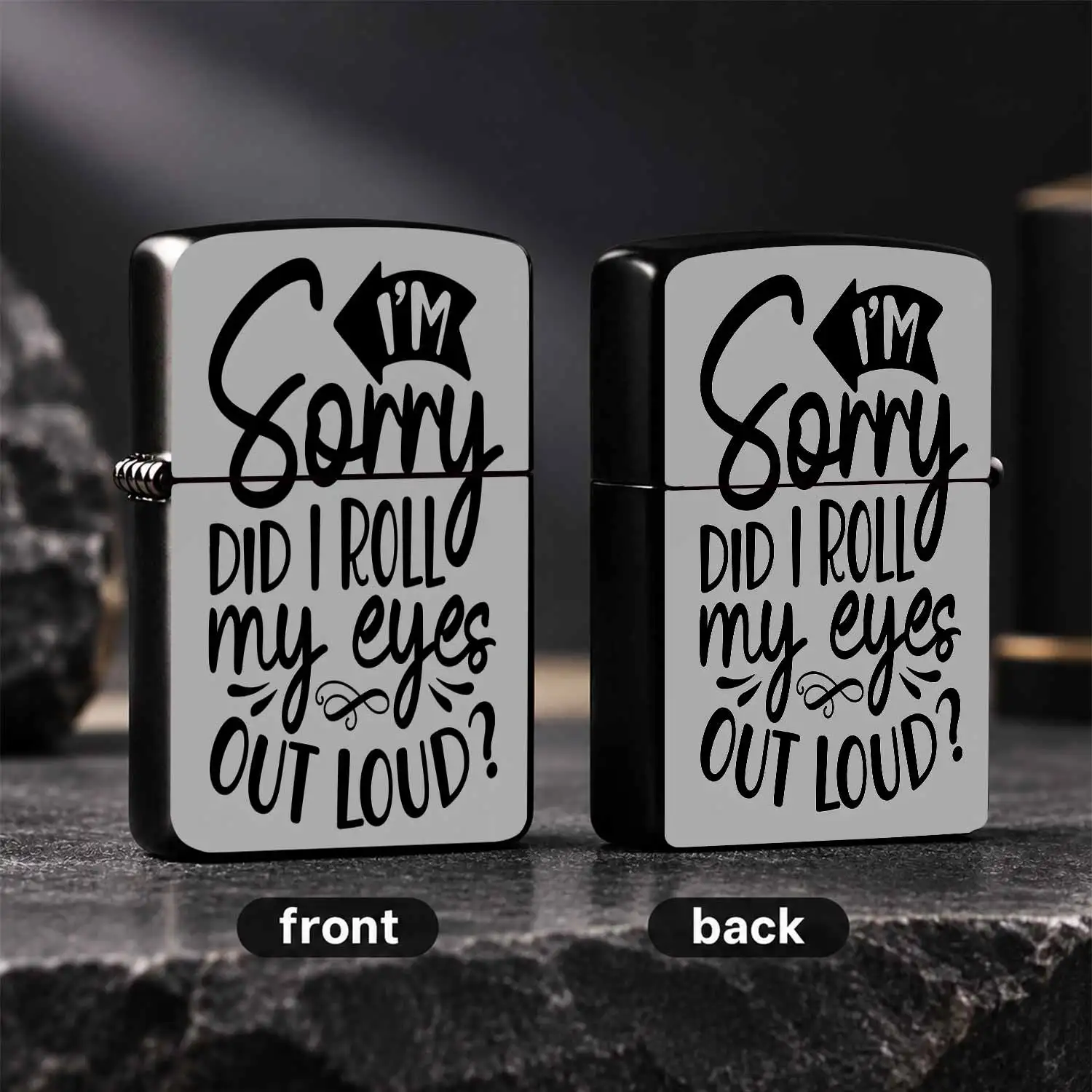 Funny Sarcasm Quote Portable Lighter, Creative 