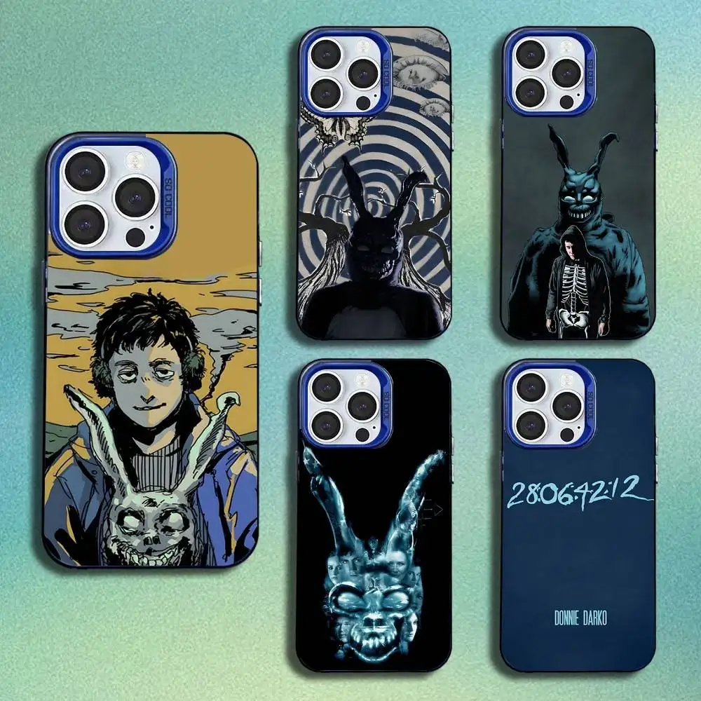 

D-Donnie Darko Phone Case For iPhone 16,15,14,13,12,11,Mini,Pro,SE,MAX Blue Matte Silicone Cover