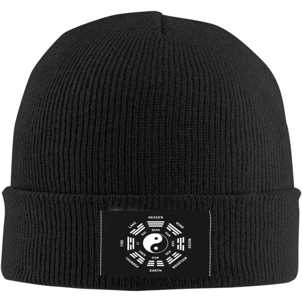Tai Chi Yin Yang Zen Taoism Beanie Knit Women Men Winter Warm Cap