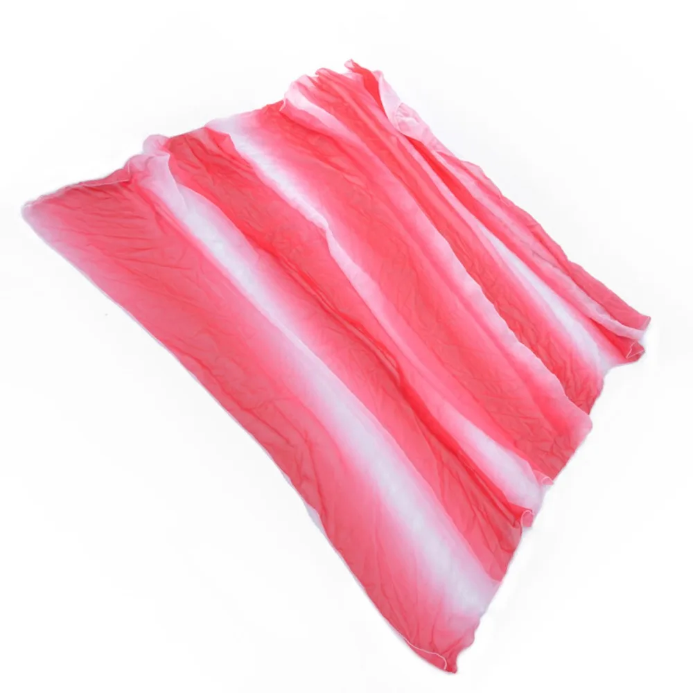 

250cmx120cm Belly Dance Veils Gradient Color Light Texture Dancing Scarf Silk Long Latin Belly Dance Shawls Show Costumes