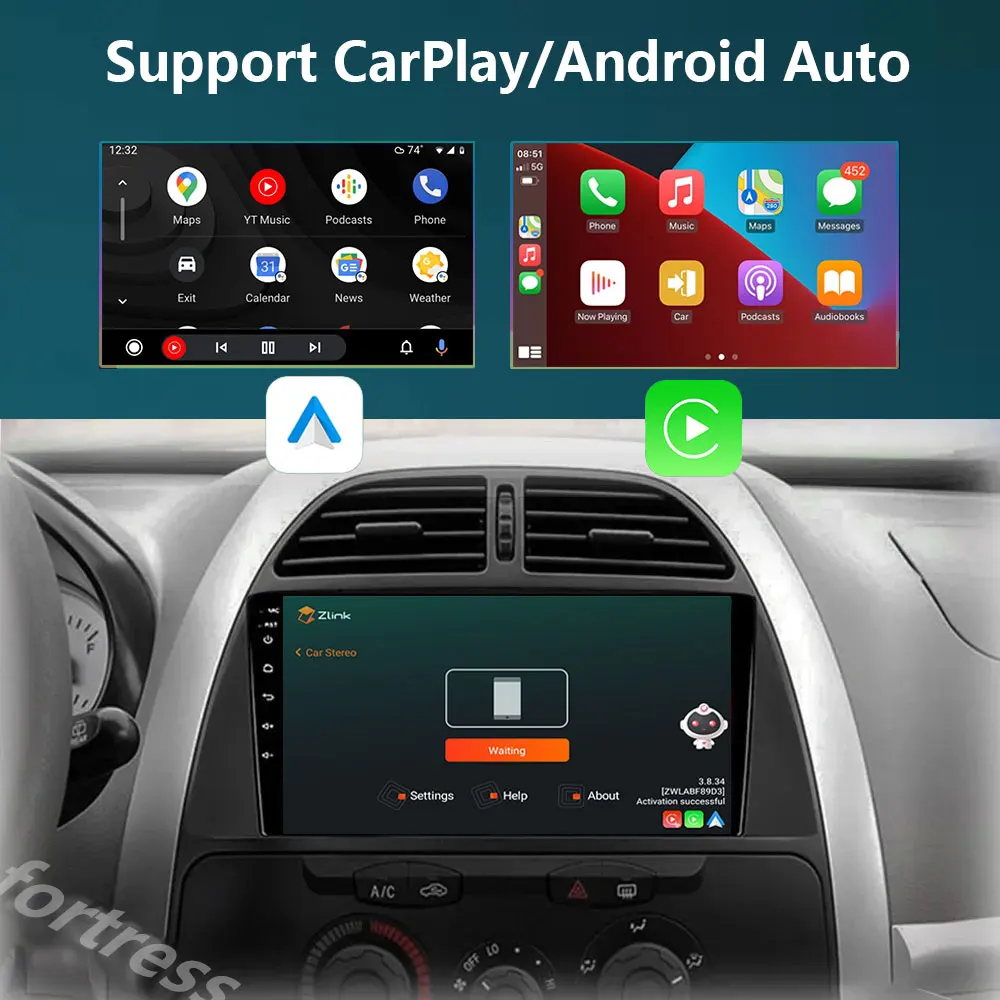 8GB+128GB Android 13 radio For Chery Tiggo T11 2005 2006 2007-2013 Car stereo Multimedia Player Carplay Auto GPS Navigation