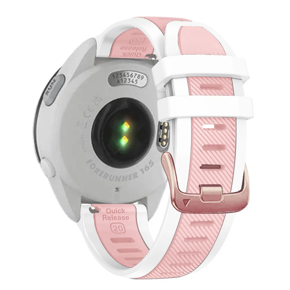 20mm Original Uhren armband für Garmin Vorläufer Musik armband Smartwatch Armband für vivo active 5 3 venu 2 plus sq2 Armband