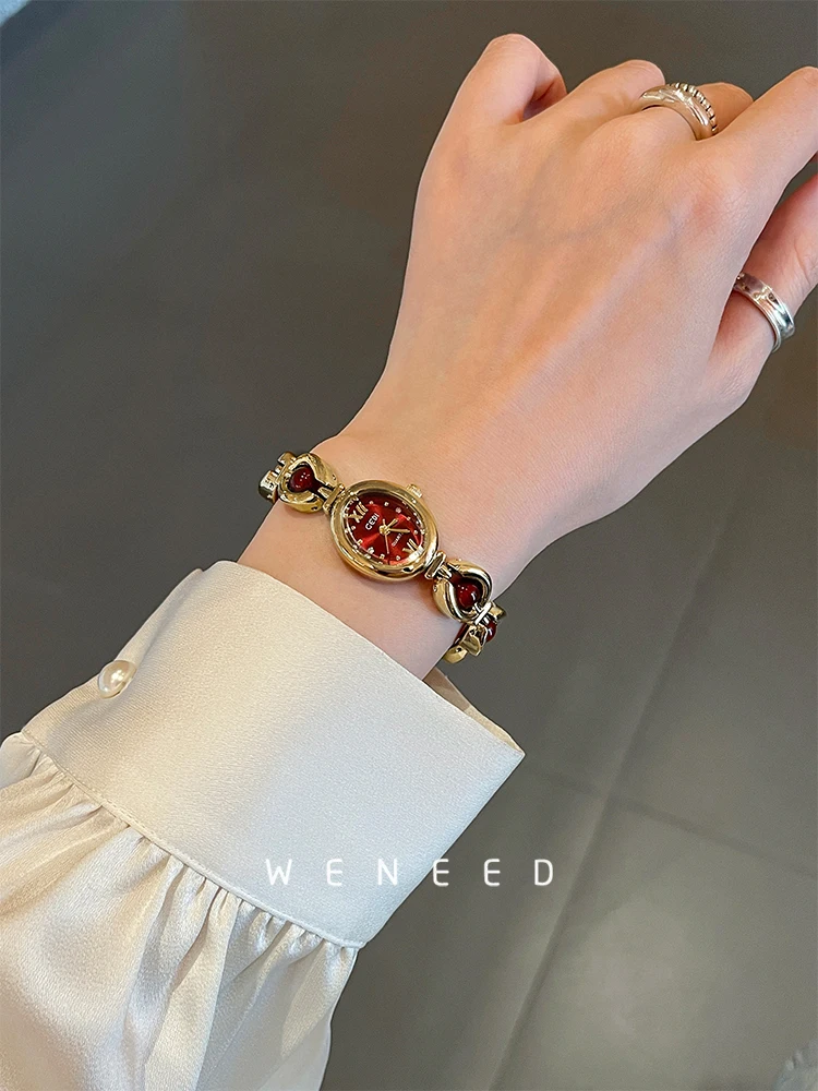 Vintage Small Dial Women'S WatchHigh-End Luxurious, Exquisite And Delicate, Elegant Women'S Timepiece.  Birthday Gift For Women.