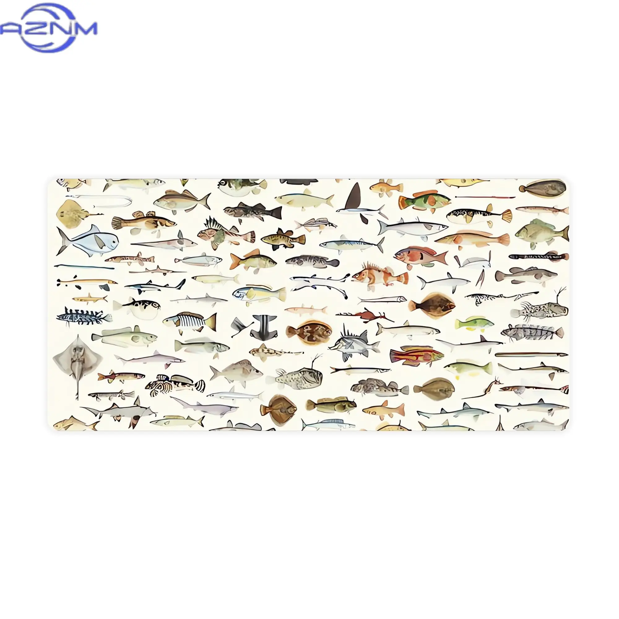 Fish Desk Mat for Mood Lighting Desks or Cozy Bedroom Corners Soft Addition to a Warm and Relaxing Setup