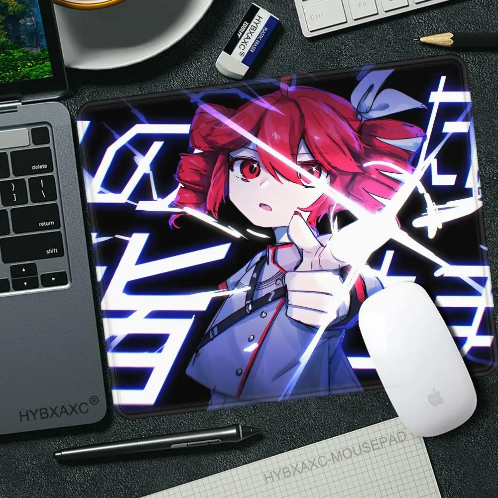 1PC Anime Girl K-Kasane Teto Mousepad 45x40 Gaming Mouse Pad XS LockEdge Thickened Computer Keyboard Table Pink Hair Desk Mat