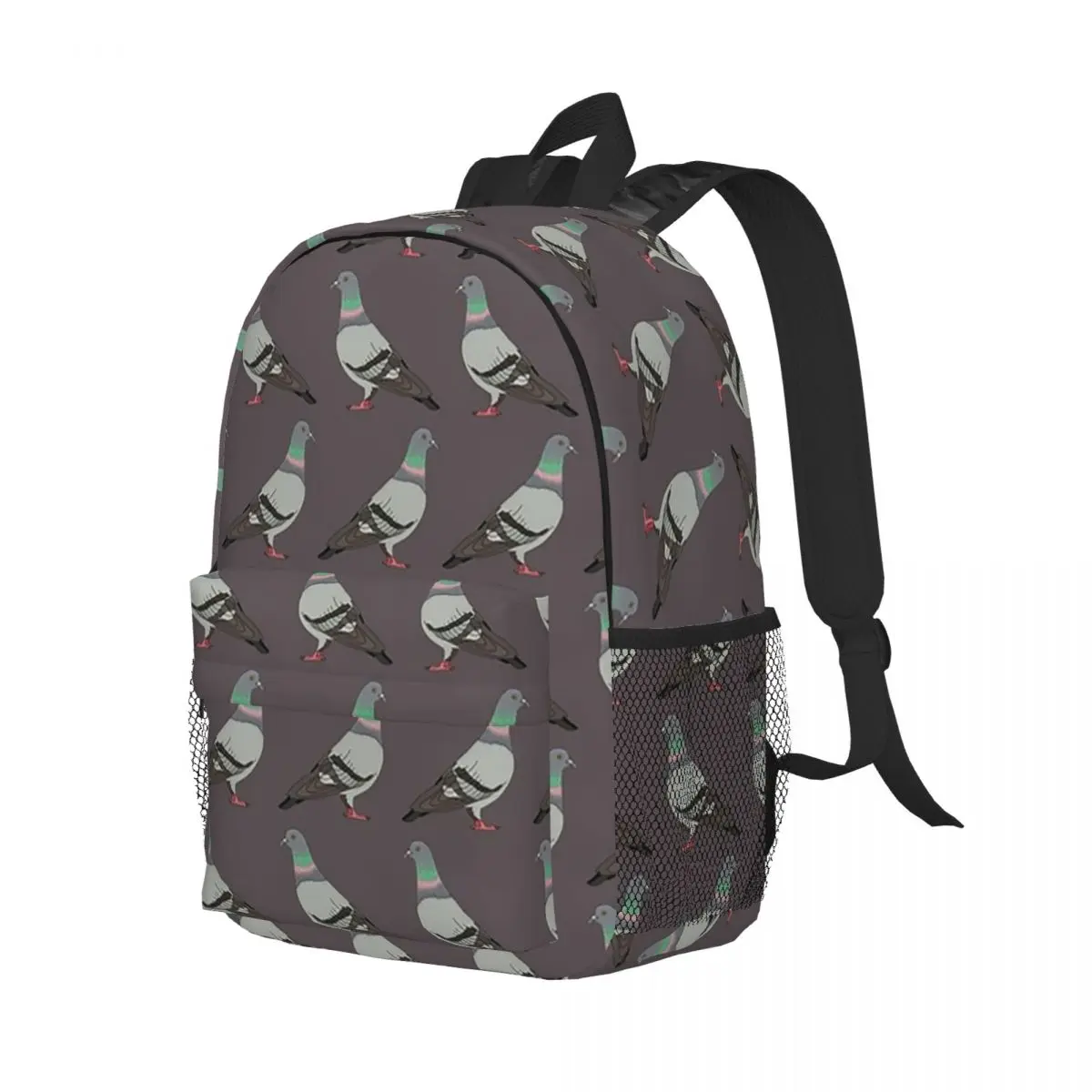 Pigeon Walk 2020 Grey Backpack Student Boys Girls BookBag Men Women School Bag Computer Shoulder Bags