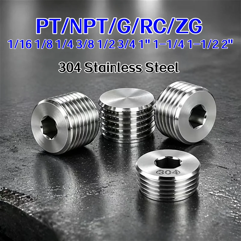 PT/NPT/G/RC/ZG 1/16 1/8 1/4 3/8 1/2 3/4 1