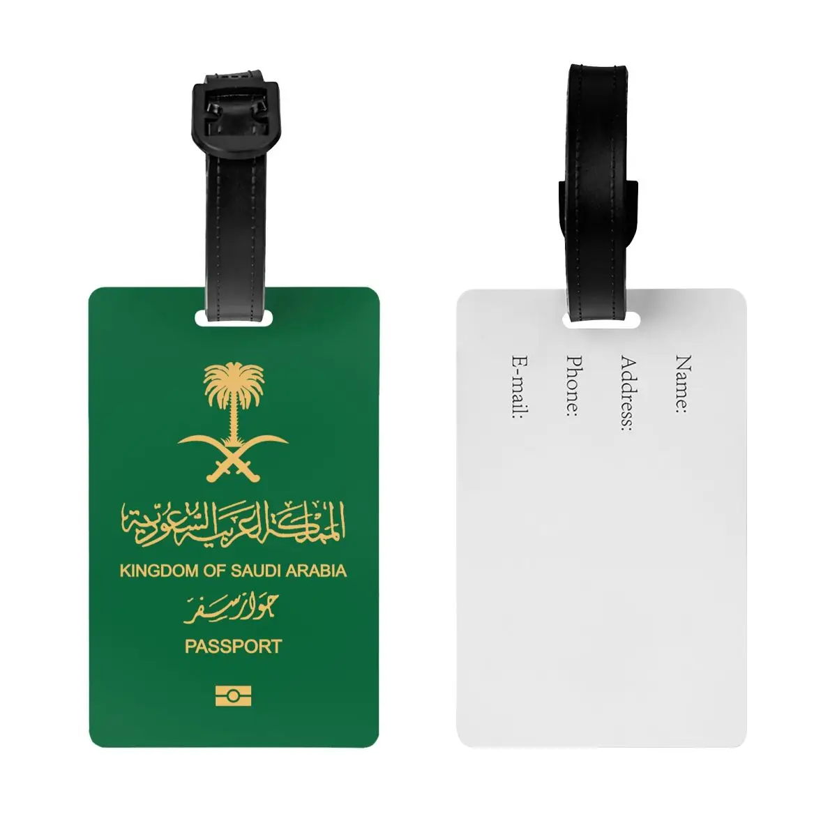 Saudi Arabia Passport Luggage Tag Custom Baggage Tags Privacy Cover Name ID Card