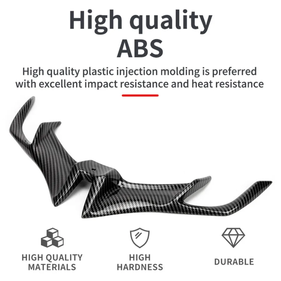 Wholesale Fit For YZF Yamaha R15 V3 Plastic Aileron Carbon Fiber Front Aerodynamic ABS Fairing Motorcycle Race Winglets