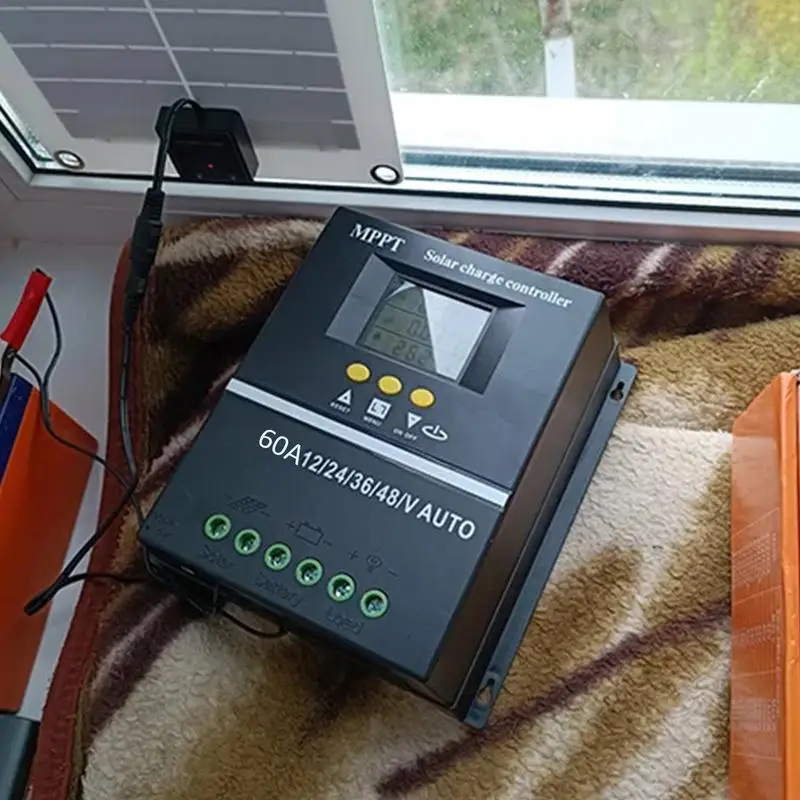 Solar Charge Controller Solar Energy Regulator With Adjustable Modes Intuitive Monitoring Solar Charge Panel For Solar System