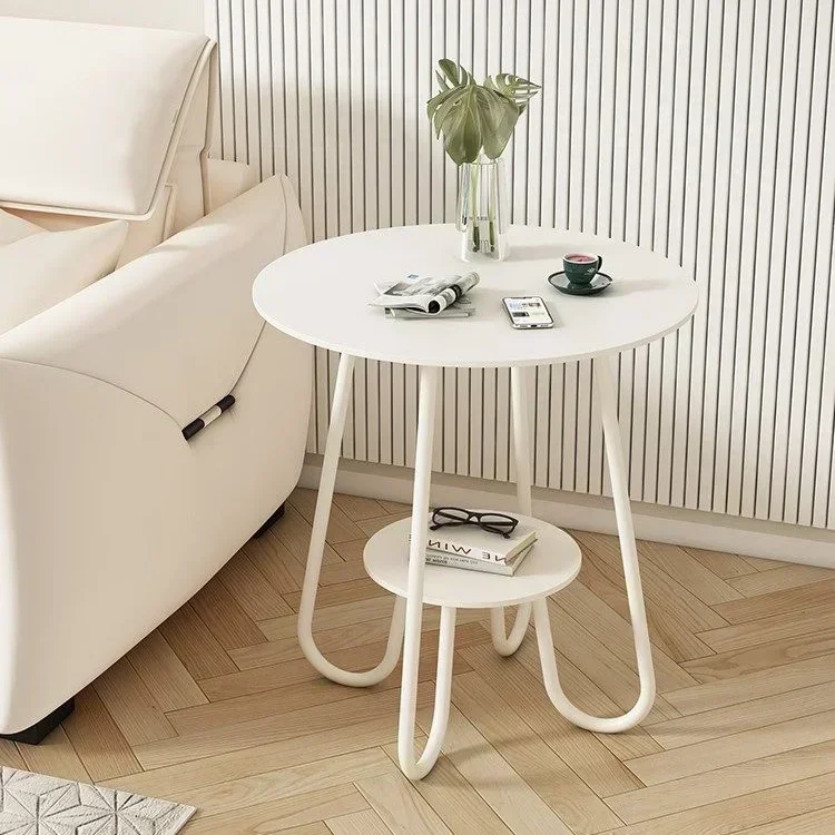 

#for Wholesale price Modern Tea Table Round Tray Coffee Table With Metal Leg on sale