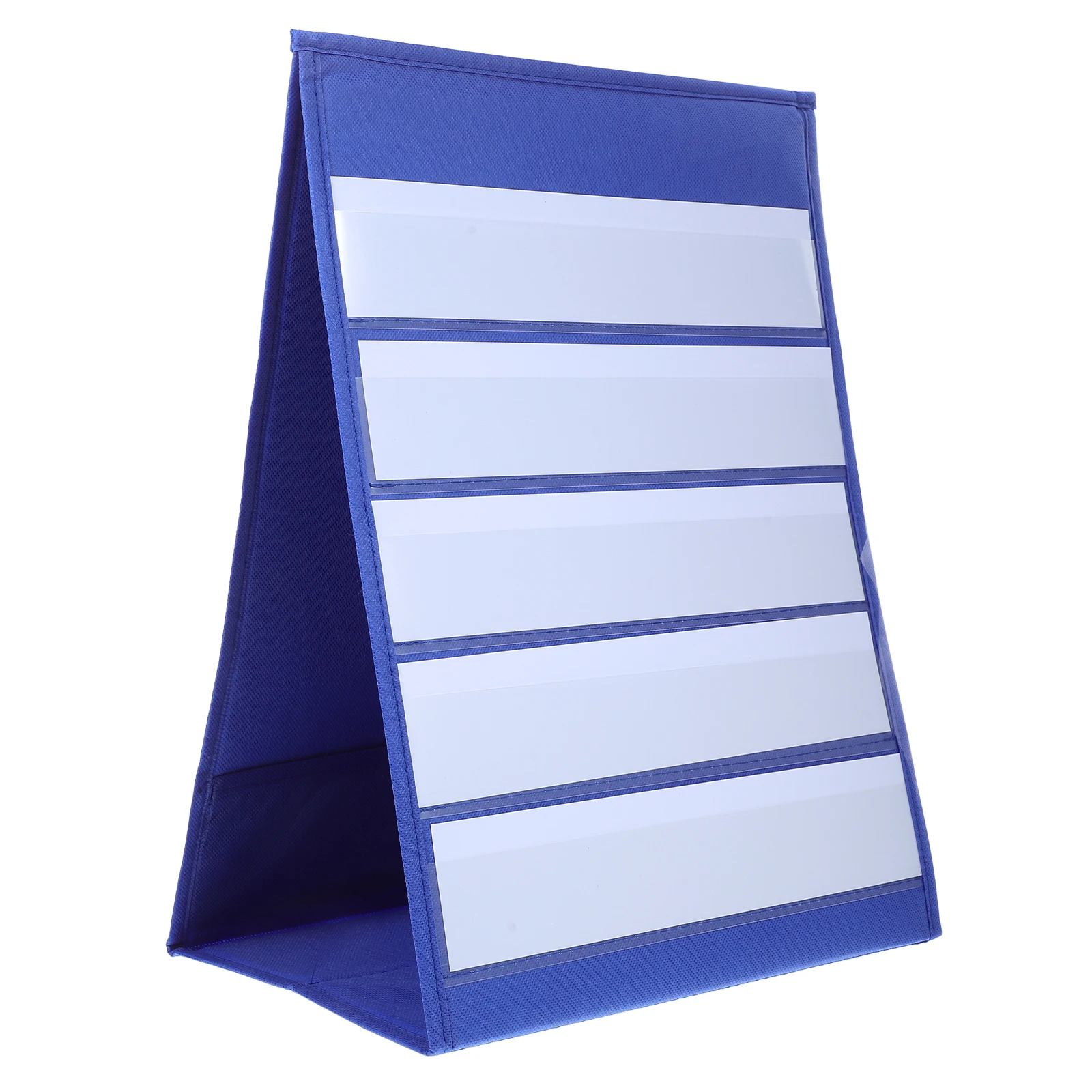 

20pcs 43X33Cm Desktop Pocket Chart Self-Standing Teaching Display Rack For Classroom Learning Center Double-Sided Blank