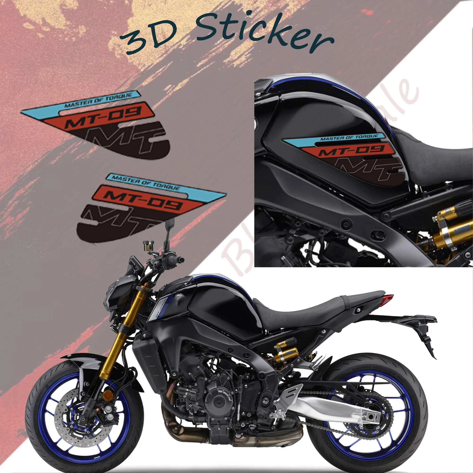 

Новые мотоциклетные наклейки для Yamaha MT09 MT FZ 09 SP MT-09 2021 2022, комплект газа, мазута, наколенника, защитная наклейка, наклейки