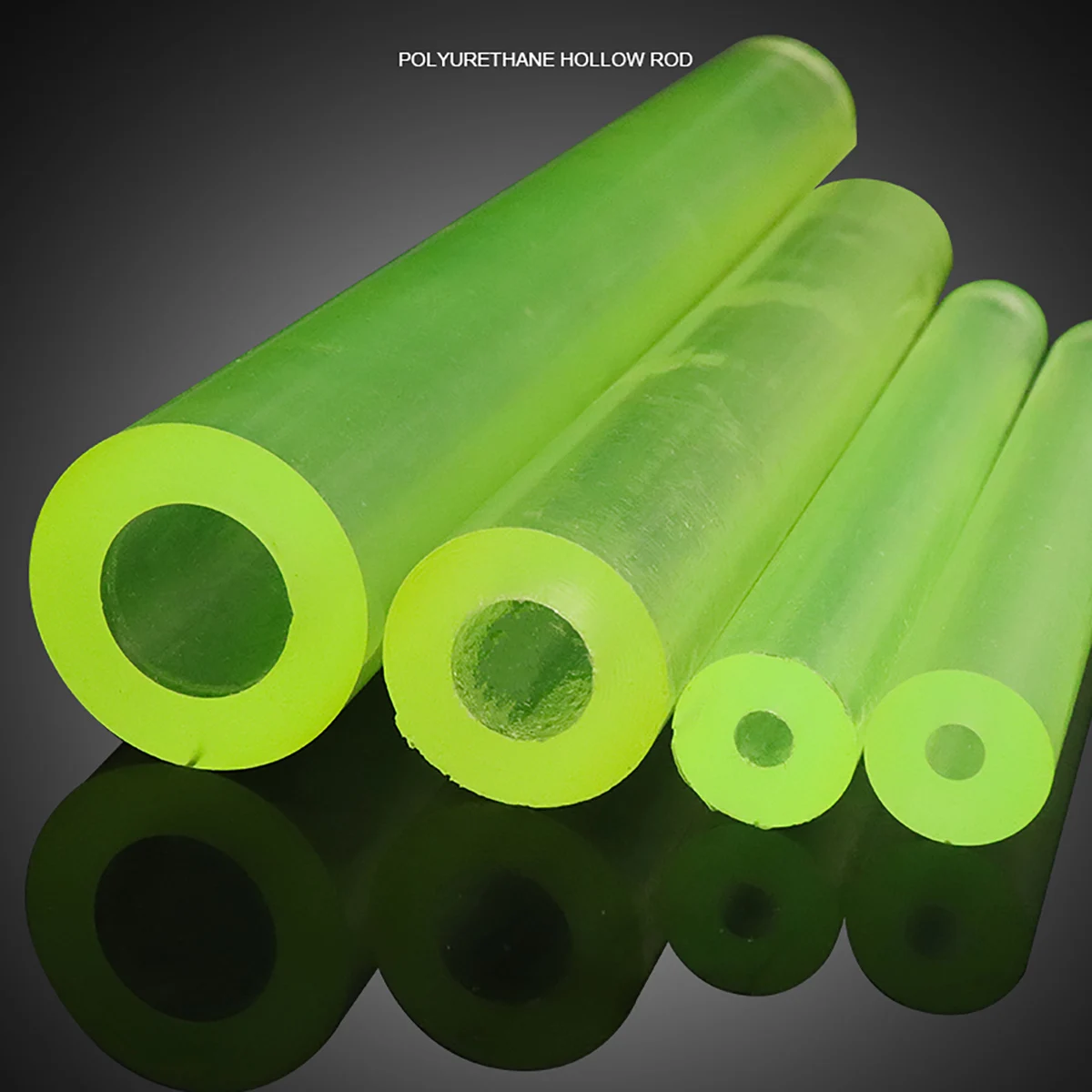 1Pcs Length 500mm Polyurethane Hollow Rod PU Plastic Pipe Bar Shock Absorber OD 16/18/20/22/25/30/35/40/45/50/55/60mm