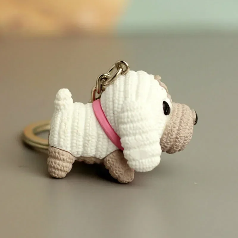 Cute Kids Mascot Keychain Wool Dog Doll Pendant Fashion Creative Cute Jewelry The Dog Small Accessories Creative Gifts Supply