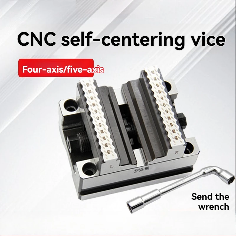Precision Self Centering CNC Tiger Pliers Cnc Machining Center Concentric Flat Mouth Pliers Fixture Bench Drill